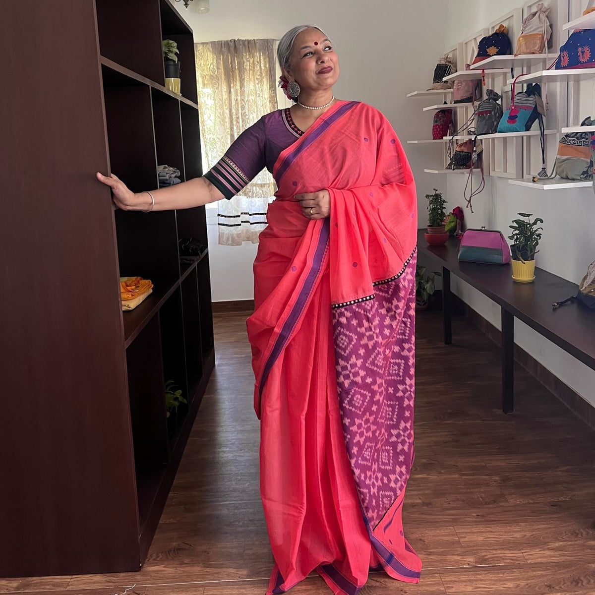 Peach & Purple in a Narayanpet