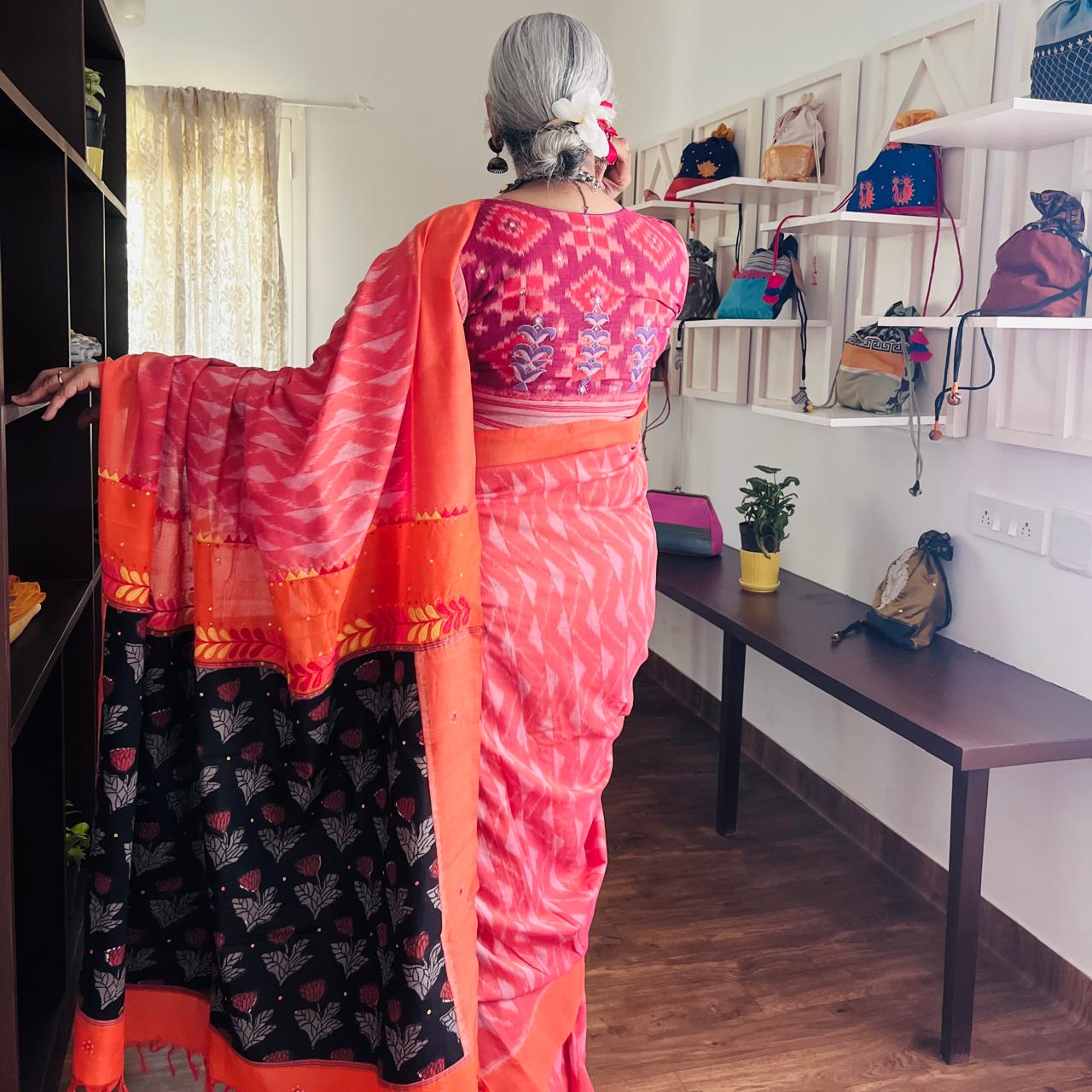 TELIA RUMAL | PINK, ORANGE & A FLOURISH OF FLORALS