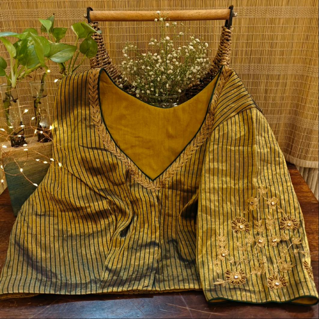 Chanderi | Molten Gold