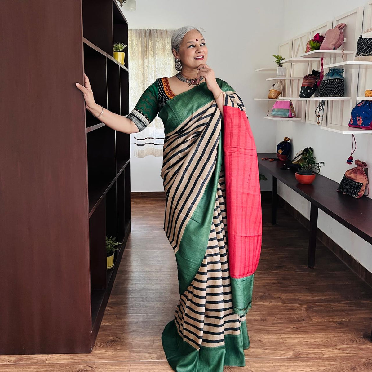 Tussar | A Statement in Stripes