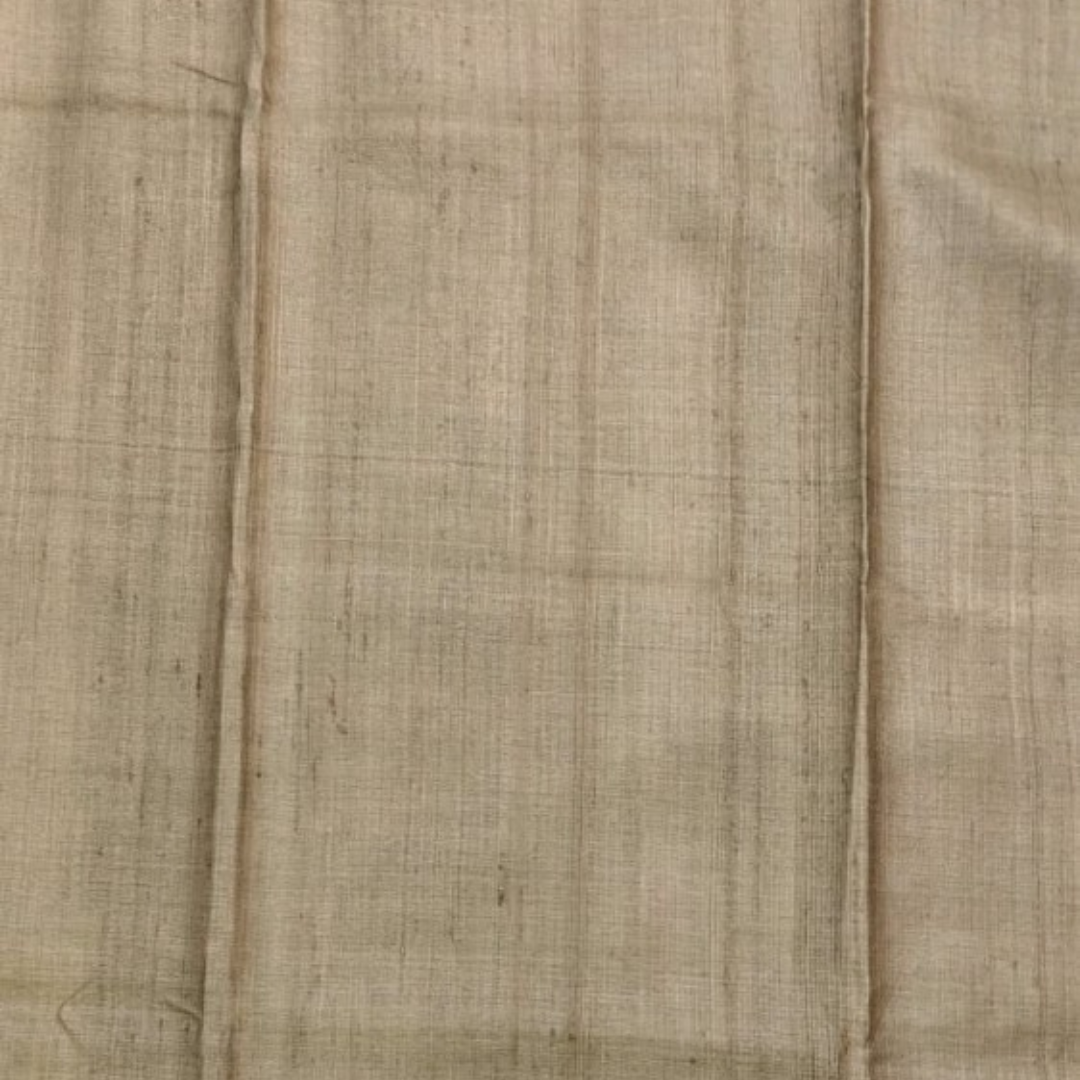 Lilac Haze Handcrafted Handloom Pure Tussar Silk Saree