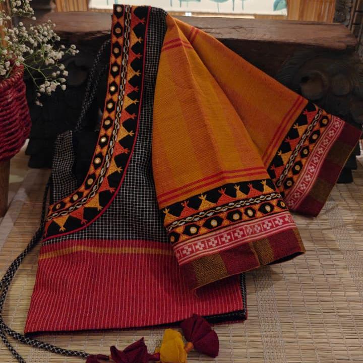 BHUMI | ORANGE & CHARCOAL