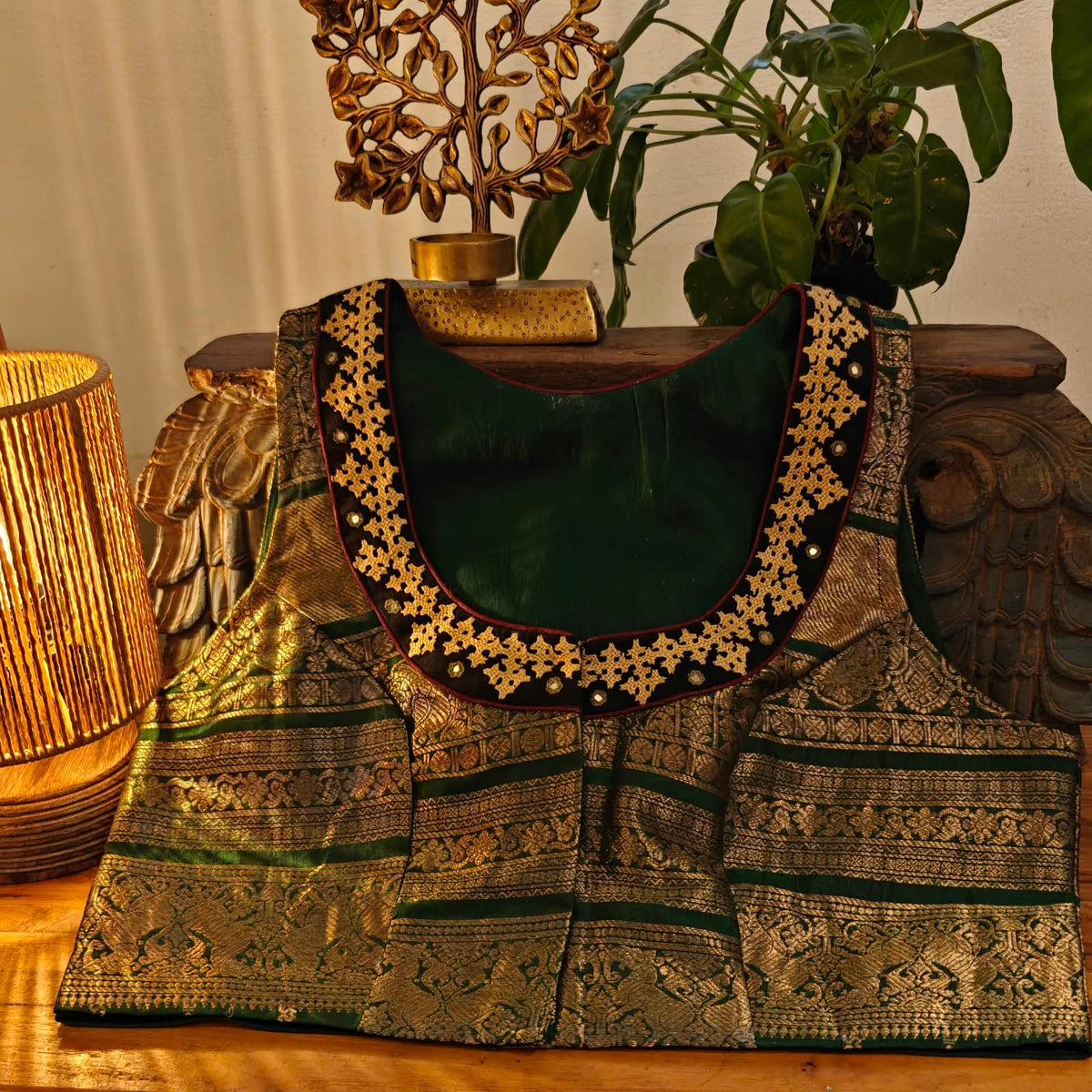 Green, Red & a Little Kalamkari