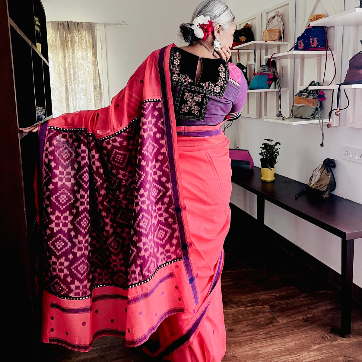 Peach & Purple in a Narayanpet
