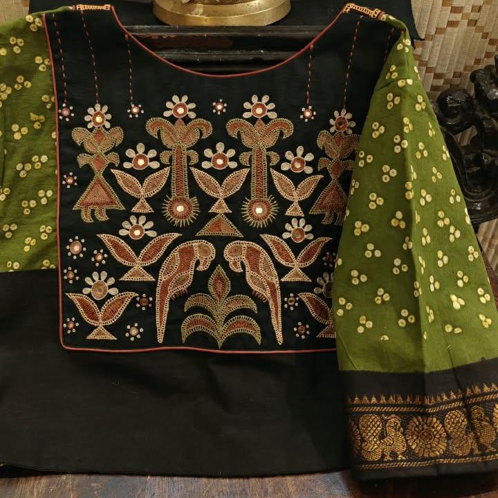 Olive Sungudi in a Tribal Mood