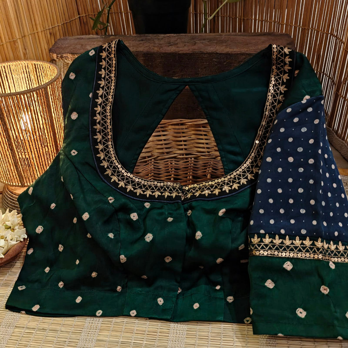 Bandhani Meets Indigo
