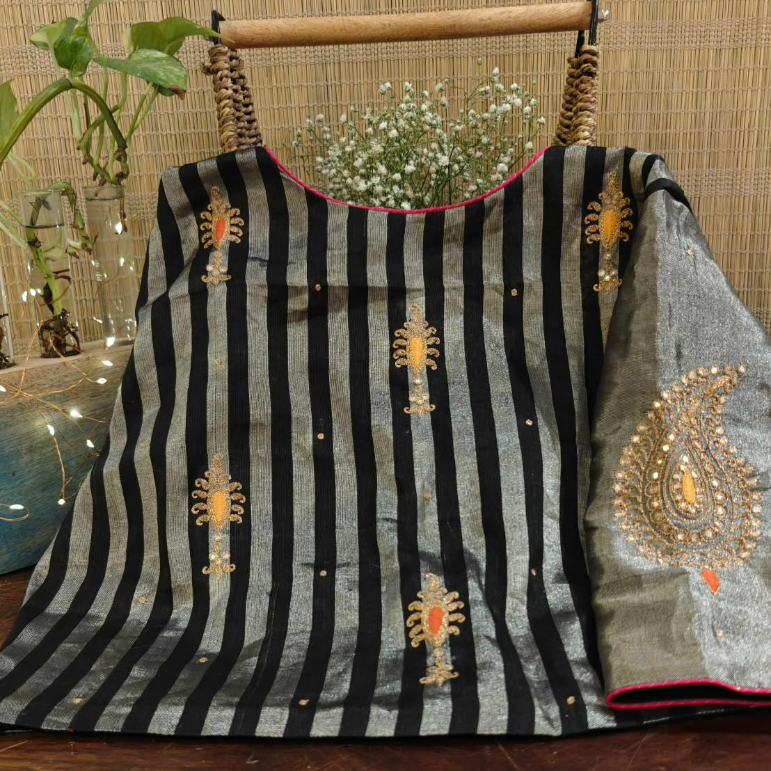 Chanderi | A Play of Stripes & Colour