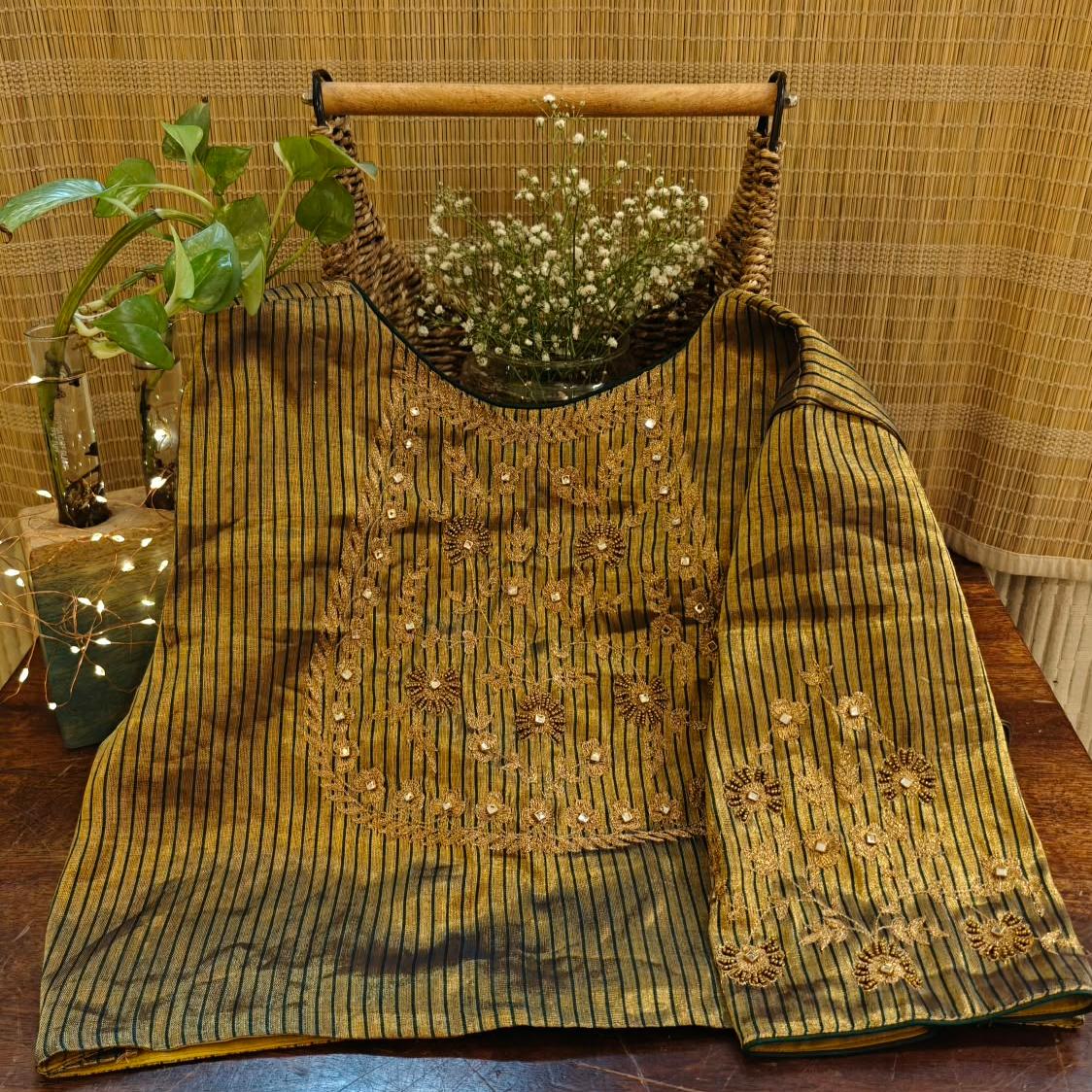 Chanderi | Molten Gold