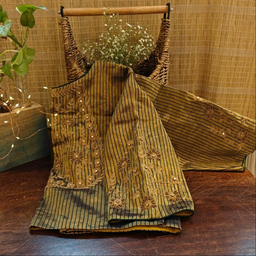 Chanderi | Molten Gold