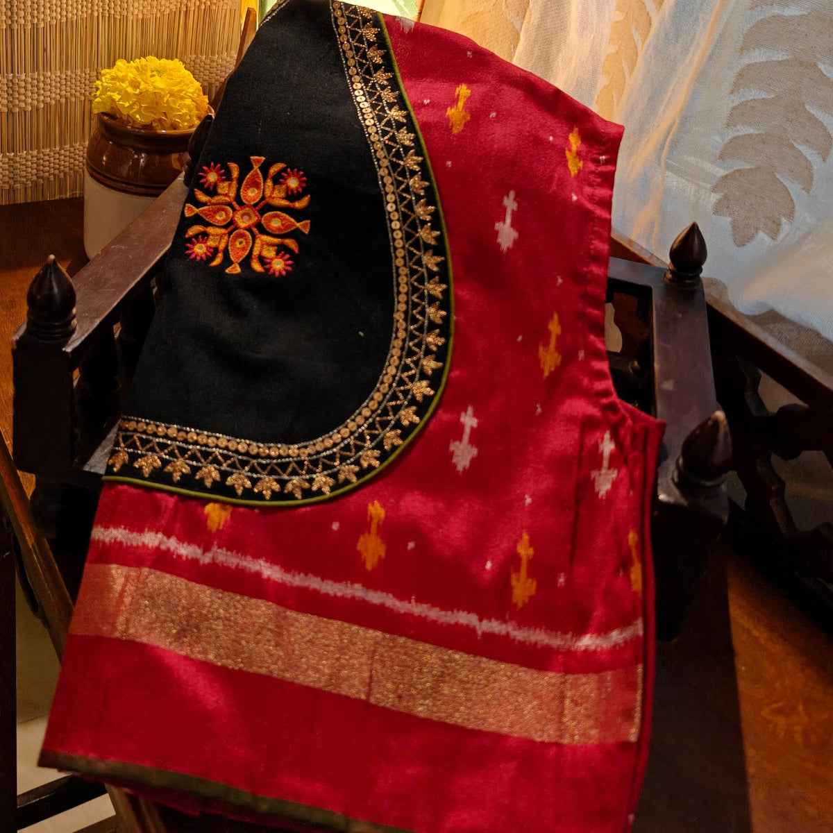 Silken Ikat | A Touch of Gold