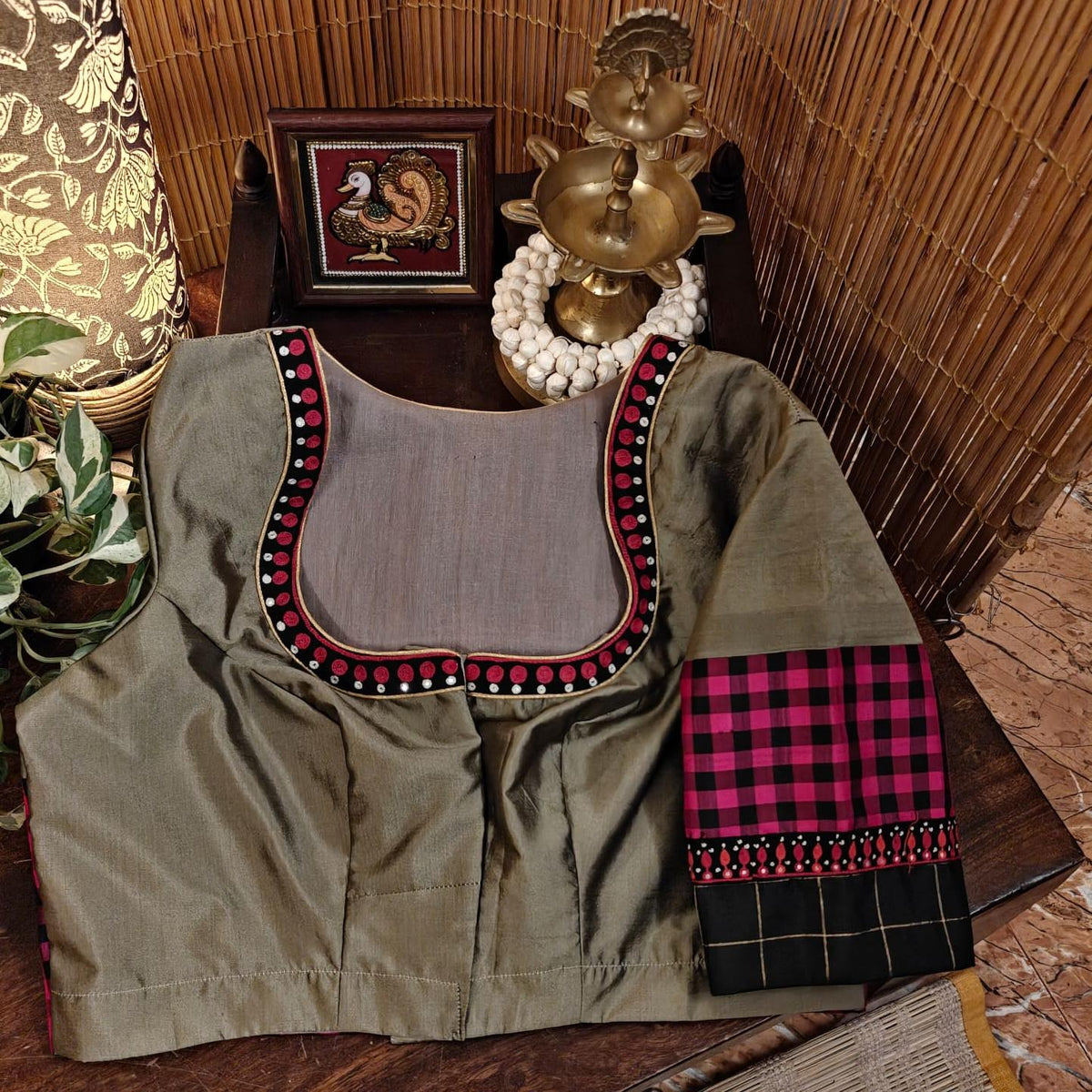 Ahalya | A Play of Checks & Silk