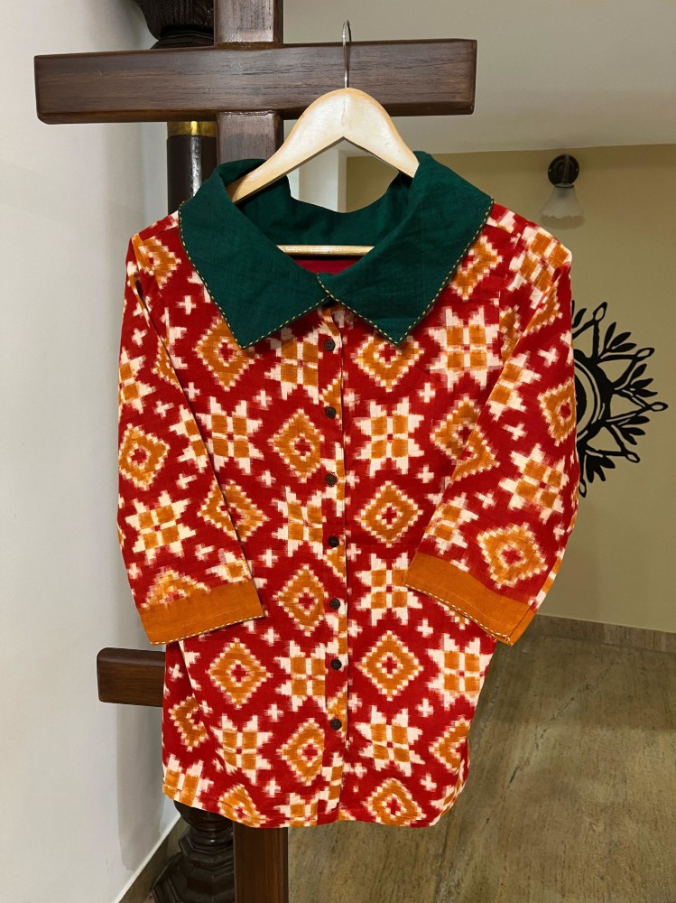 Picture of Bold & Block Teliya Rumal kurta