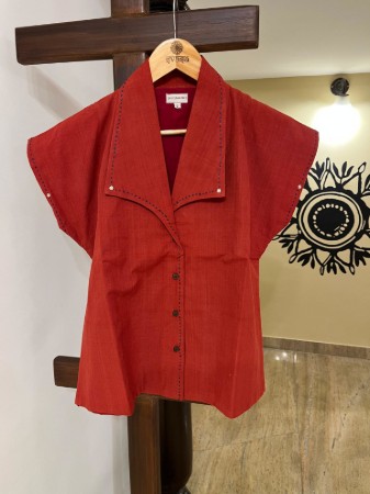 Picture of Maati Top – Madder Terracotta