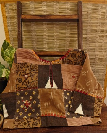 Patchwork in Shades of Brown