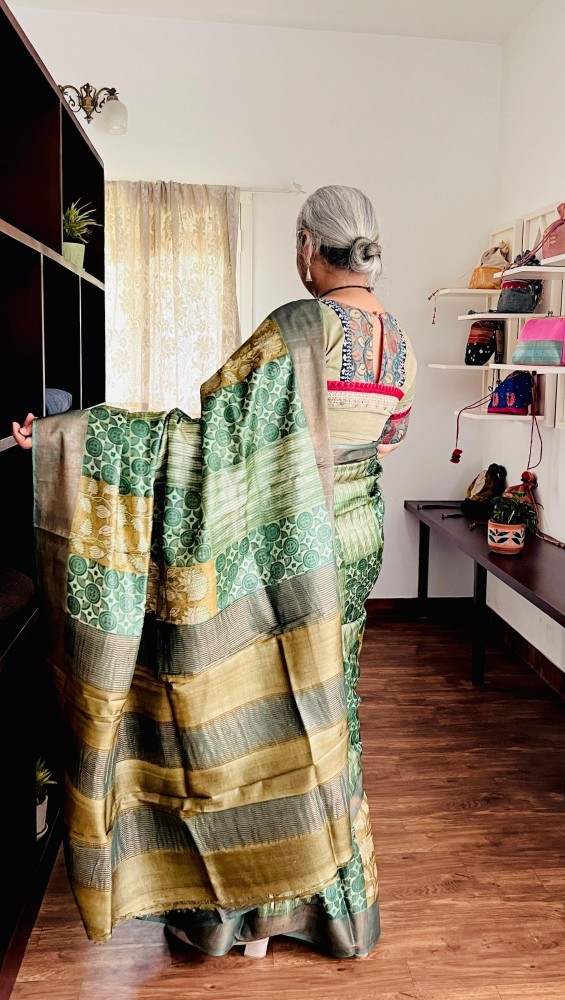 Green, Ochre & Tussar
