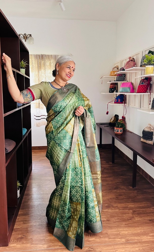 Green, Ochre & Tussar