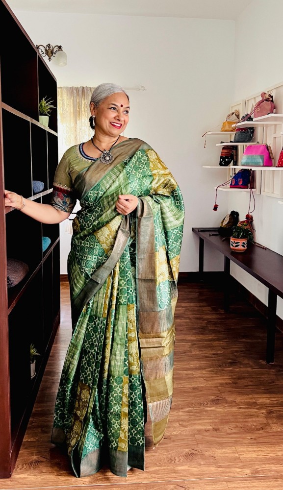 Green, Ochre & Tussar