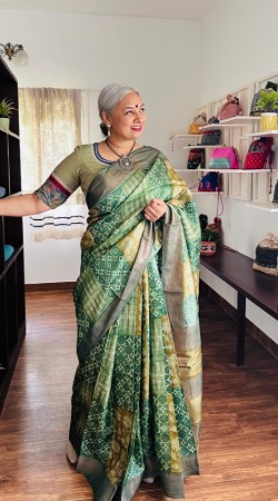 Green, Ochre & Tussar
