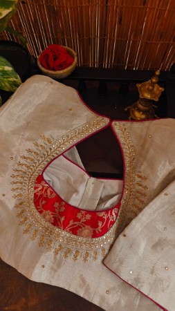 Ivory, Fuchsia & Gold