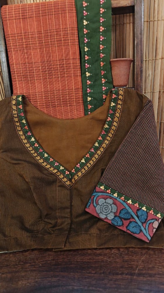 Kalamkari in Blue