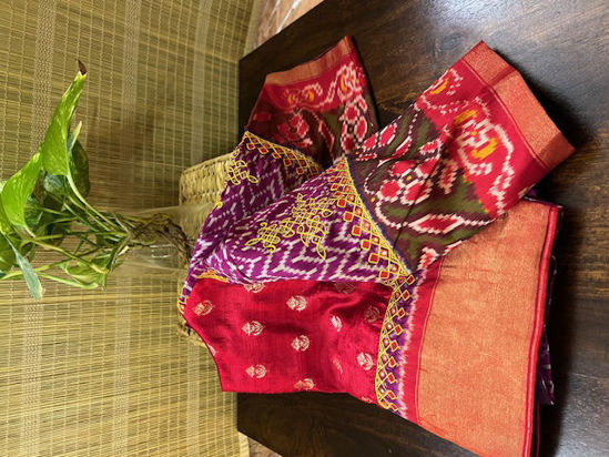 IKKAT IN PURE SILK
