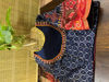 IKKAT SILK IN NAVY BLUE