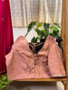 ANTIQUE PEACH CHANDERI BLOUSE