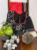 Telia Rumal in Black & Ivory