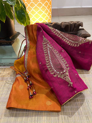 A Burst of Tradition in Mango & Majenta