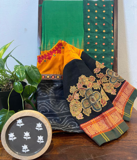 Odisha Ikkat Meets Kalamkari