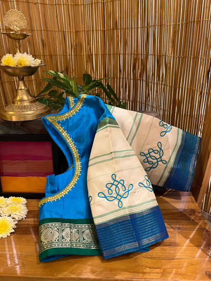 Annam in Green, and a mix of blue