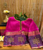 Kolam in Pink and Purple Bliss!