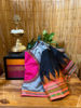 Grey. Pink. Black. With a spark of orange.