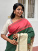 Mithra in Forest Green & Fire Red