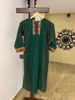 Forest green charm kurta