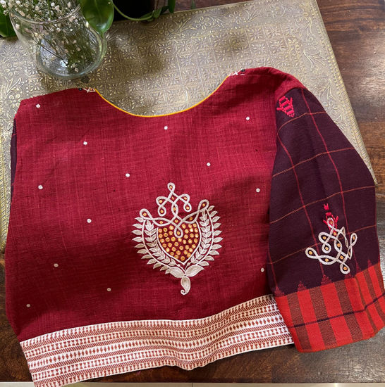 Bhumi in Madder & Maroon