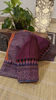 Purple. Bandhani. Mirrors.