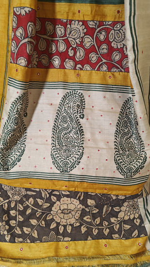 Tradition in Tussar – Emerald Green Masterpiece