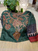Regal in Emerald – Kalamkari Splendour
