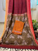 Ganga Jamuna in Merlot & Mustard