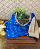 Electric Blue & Antique Gold
