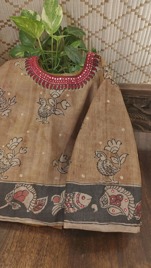 Ochre & Artistry | Handcrafted Kalamkari 