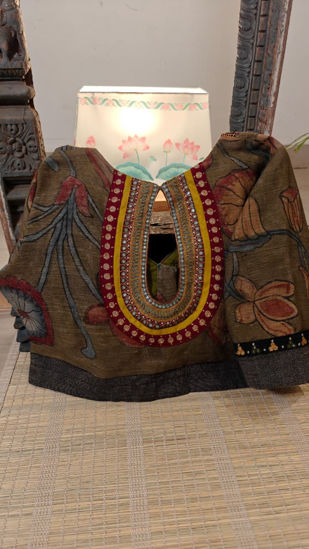 🌿 Vintage Craft on Antique Kalamkari 🌿