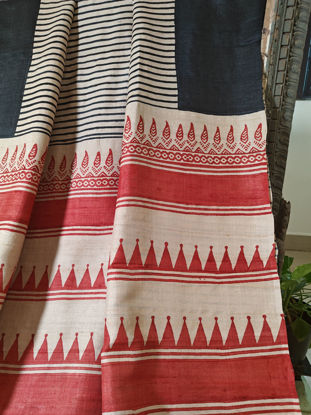 In Black & Ivory Tussar