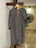 Tribal grace in grey kurta