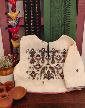Tribal Stitches on Pure Khadi