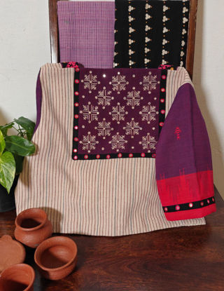 💜✨ Violet Stripes & Tiny Motifs ✨💜