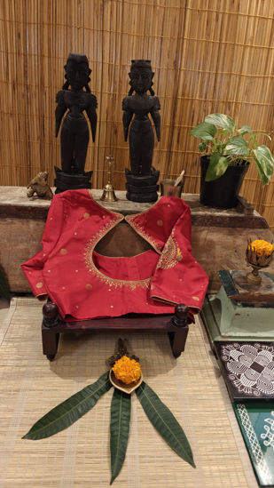 Tales of Margazhi in Chilli Red 🔥