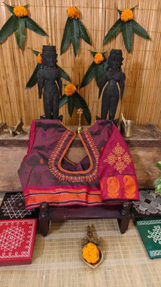 ✨ Margazhi Tales in Purple ✨