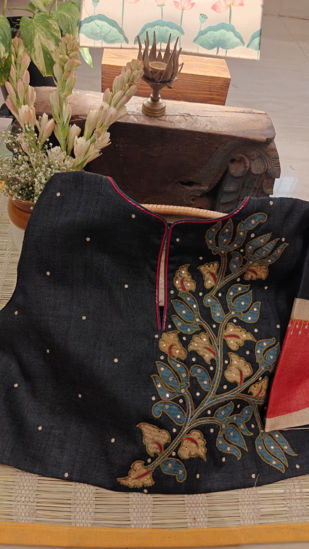 A Kalamkari Masterpiece🪷🤎